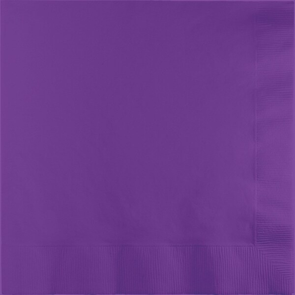 Touch Of Color Amethyst Purple Dinner Napkins, 8.5"x8", 250PK - 318928