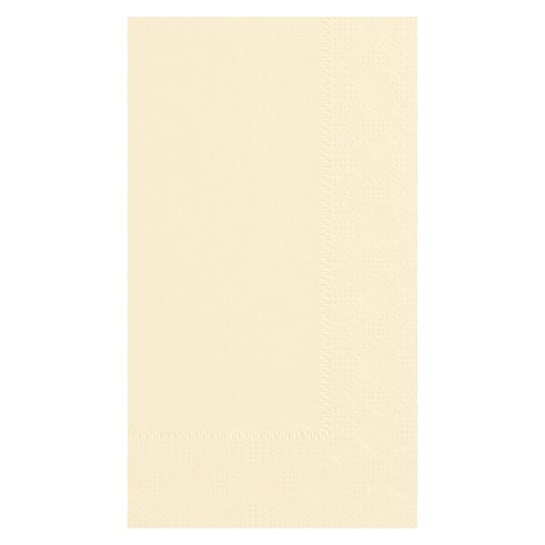 Hoffmaster 7.5" x 4.25" Regal Embossed Ivory Dinner Napkins 1000 PK - 180517