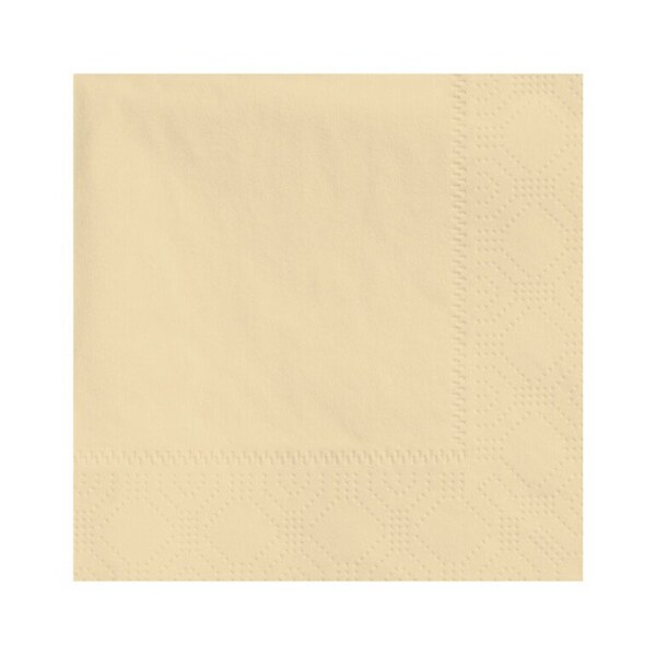 Hoffmaster 4.75" Regal Embossed Beige Beverage Napkins, PK250 - 180343