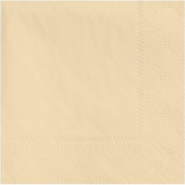 Hoffmaster 4.75" Regal Embossed Beige Beverage Napkins, PK250 - 180343