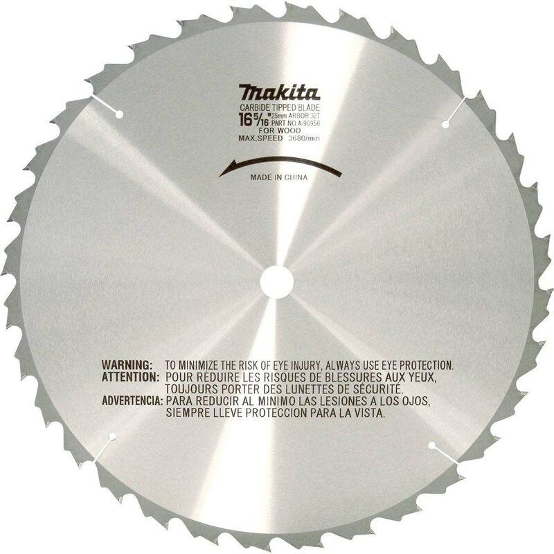 Makita 16-5/16 pulgadas x 1 pulgada 32 DPP Hoja con Punta de Carburo Para Usar con Sierras Circulares - A-90956