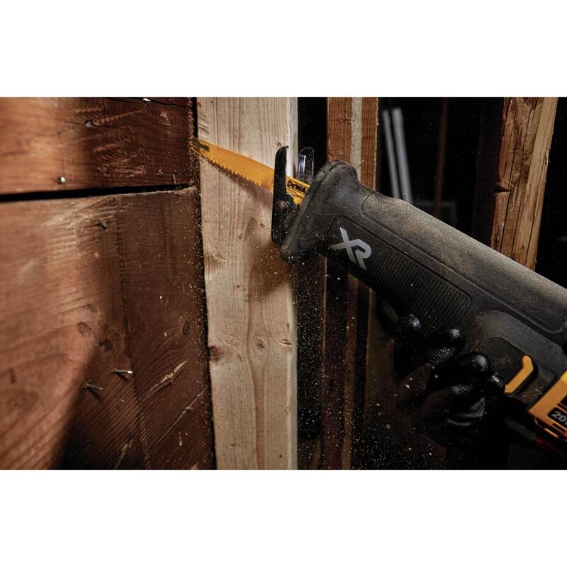 DEWALT 6 pulgadas 6 TPI Taper Back Bi-Metal Hoja de sierra reciprocante (paquete de 5) - DW4802