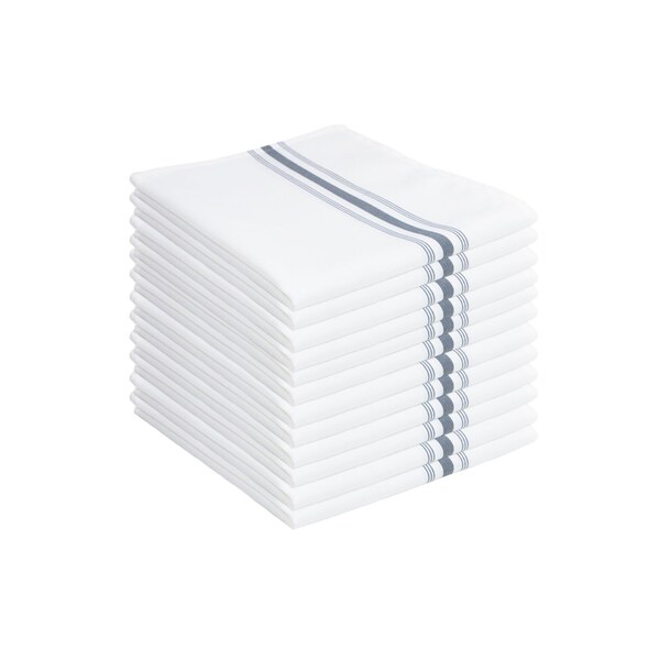 Monarch Brands Bistro Napkins 0, Gray, 120PK - BISTRO-GY-CS