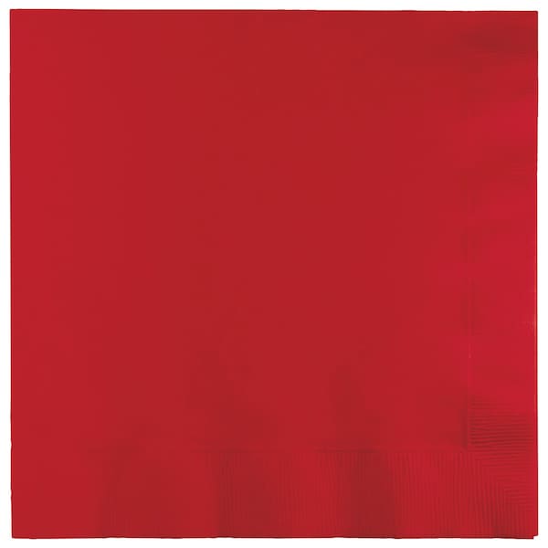 Touch Of Color Classic Red Napkins, 6.5", 900PK - 361031