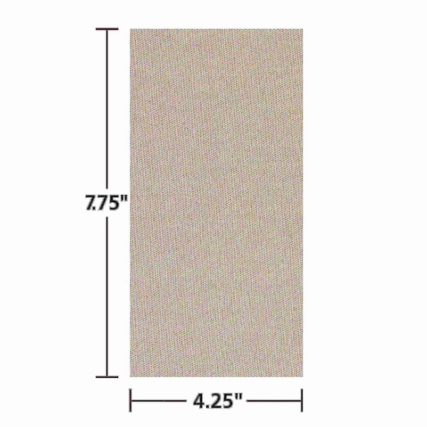 Hoffmaster 7.75" x 4.25" Linen-Like Natural Onyx Gray Dinner Napkins PK 300 - 066099