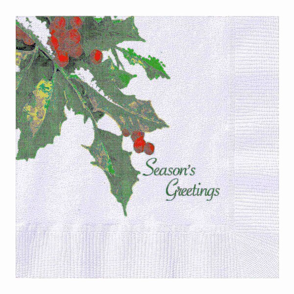 Hoffmaster 5" Seasonal Printed Beverage Napkins PK 1000 PK - 831340
