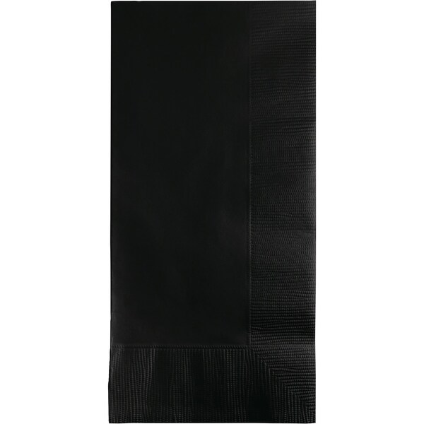 Touch Of Color Black Napkins, 4"x8", 600PK - 279134