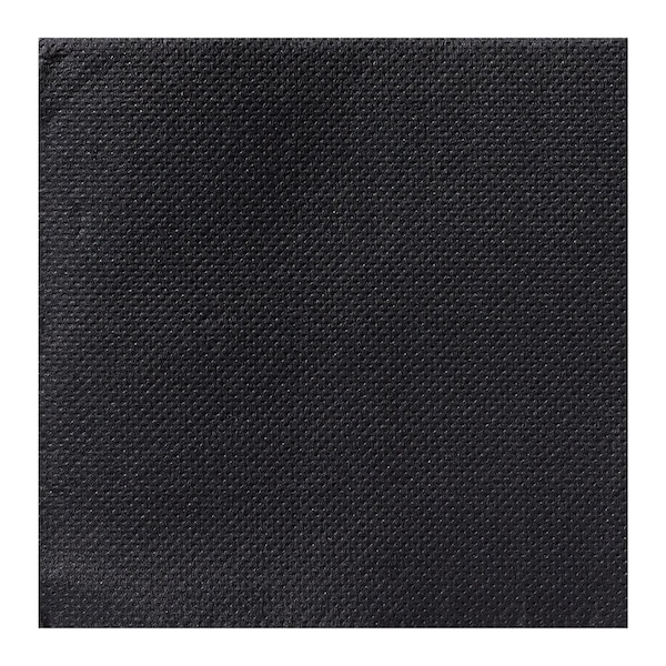 Hoffmaster 4" FashnPoint Black Beverage Napkins, PK100 - 200202