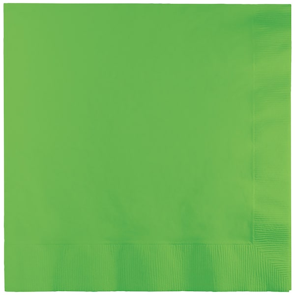 Touch Of Color Fresh Lime Green Dinner Napkins 3 ply, 8.5"x8", 250PK - 593123B