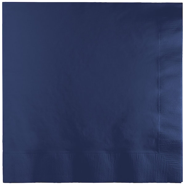 Touch Of Color Navy Blue Dinner Napkins 3 ply, 8.5"x8", 250PK - 591137B