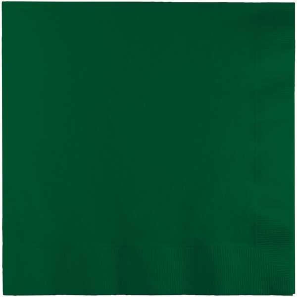 Touch Of Color Hunter Green Napkins 3 ply, 6.5", 500PK - 583124B