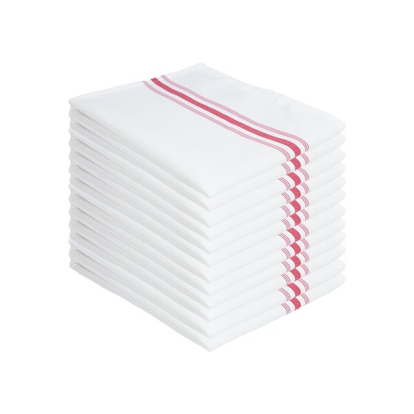 Monarch Brands Bistro Napkins - Red, 12PK - PNP-BISTRO-R