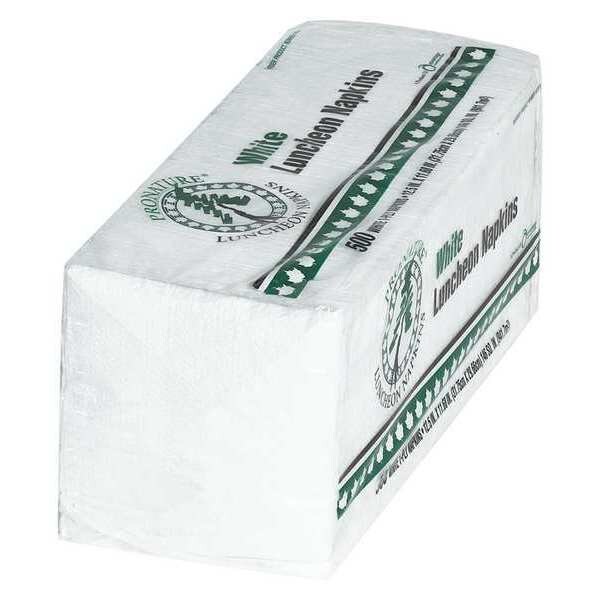 Partners Brand Paper Luncheon Napkins, 12.1/2 x 11.3/4, White, 6000/Case - PW103
