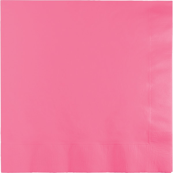 Touch Of Color 6.5" x 6.5" Candy Pink Napkins 600 PK - 663042B