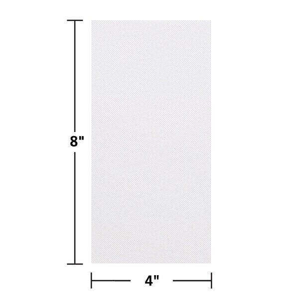 Fashnpoint 8" x 4" FashnPoint White Dinner Napkins PK 800 PK - FP1100