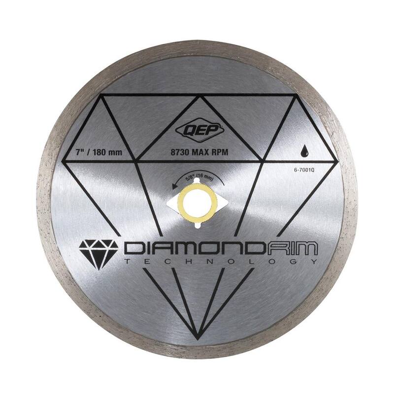 Hoja de Diamante de 7 pulgadas para sierras de azulejos húmedos para azulejos de cerámica - 6-7001Q