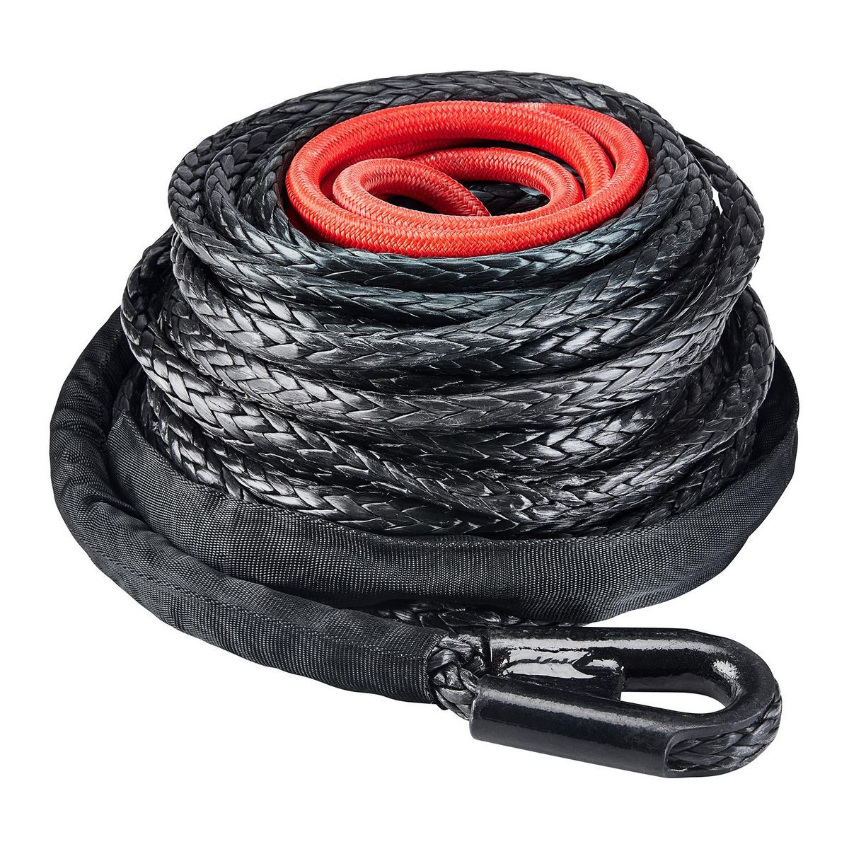 Cuerda sintética de malas condiciones para guinche de 12,000 lb., 80 pies x 3/8 pulg. - 56412