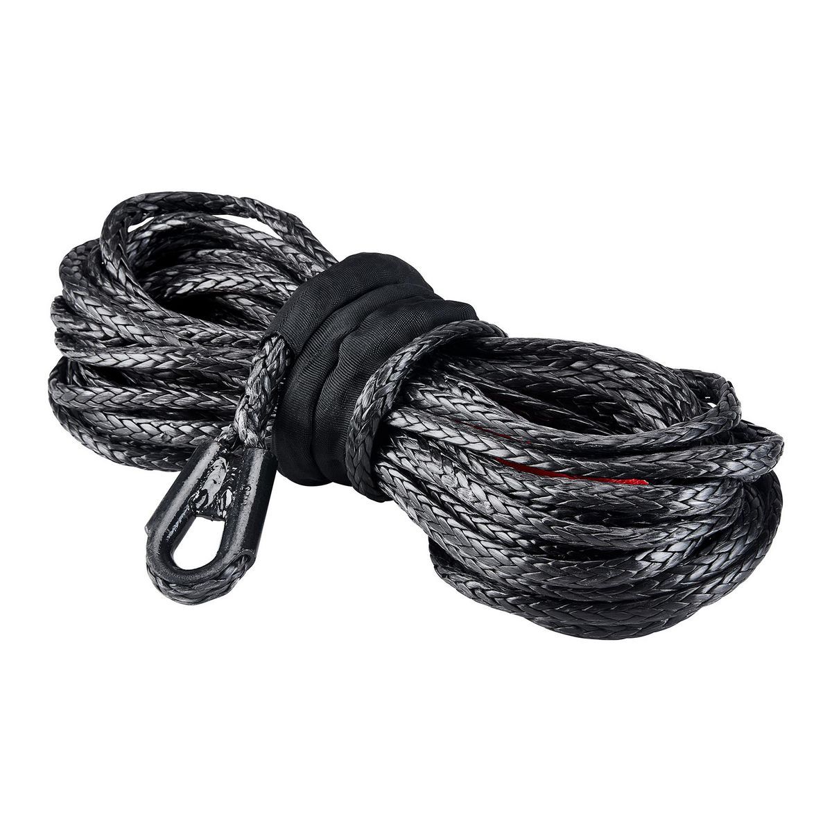 Cuerda sintética de malas condiciones para guinche de 12,000 lb., 80 pies x 3/8 pulg. - 56412