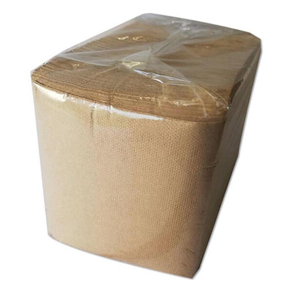 Razoredge BWK 1 by 4 Fold Lunch Napkins, Kraft - RA3200910