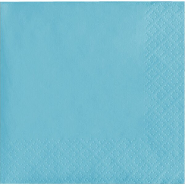 Touch Of Color Pastel Blue Beverage Napkins 3 ply, 5"x5", 500PK - 57157B
