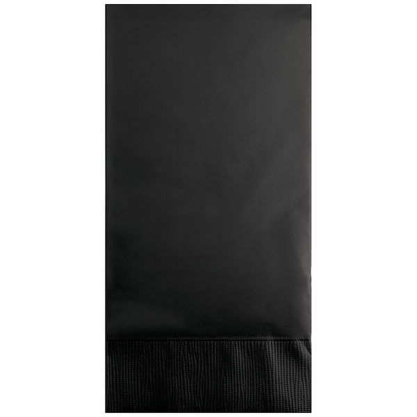 Touch Of Color Black Guest Towels, 4"x8", 192PK - 95134