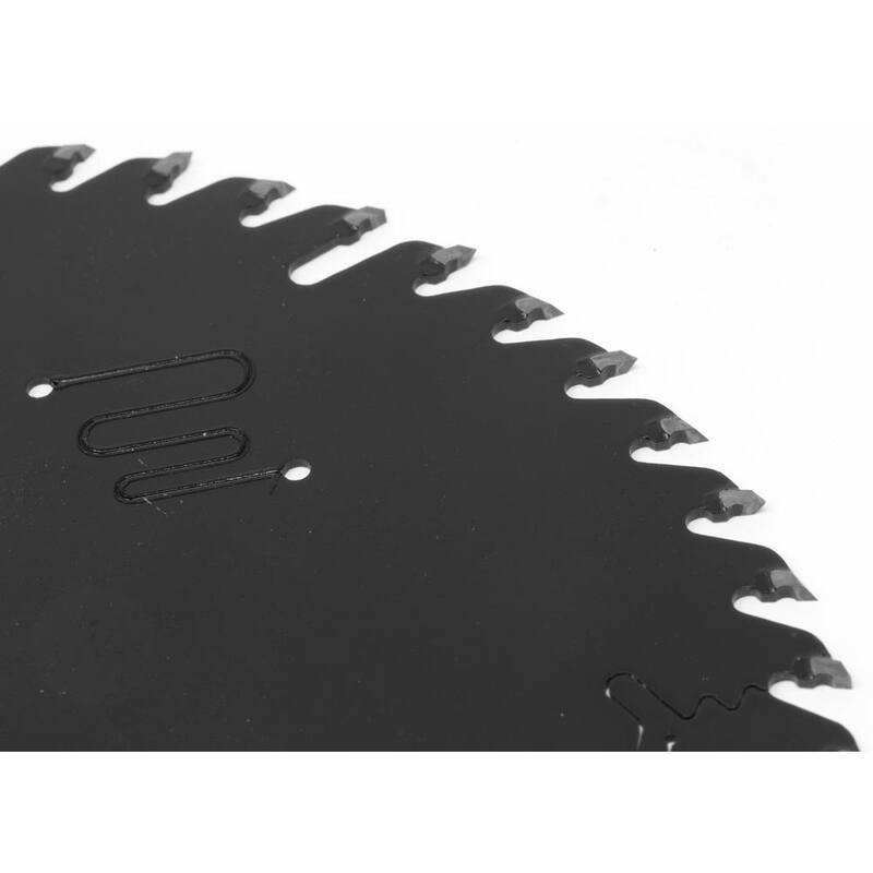 Hoja de sierra para riel de pista profesional WEN de 6.5 pulgadas y 56 dientes con punta de carburo y revestimiento de PTFE - BL6556.