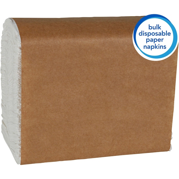 Kimberly-Clark Professional TallFold Paper Napkin Dispos SnackSize 1Ply 250 Npk/Pk 40/Cs - 98710