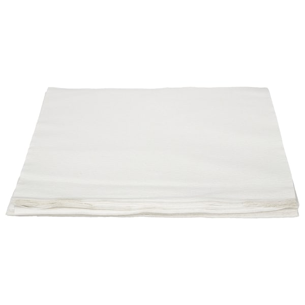 Hospeco TASKBrand TopLine Linen Replacement Napkins, White, 16 x 16, PK1000 - N-LRVDFBW