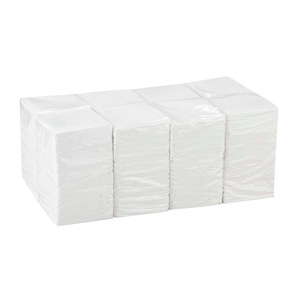 Bevnap Bevnap Square 9.5 1-Ply White Beverage Napkin, PK4000 - 96019