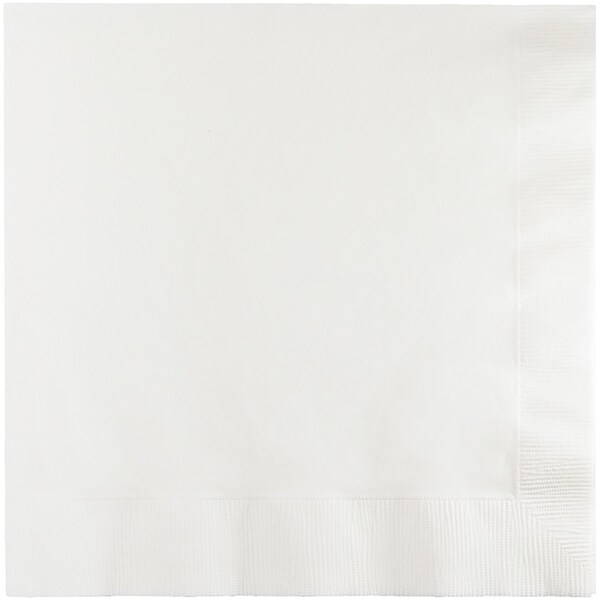 Touch Of Color White Napkins, 6.5", 900PK - 369000