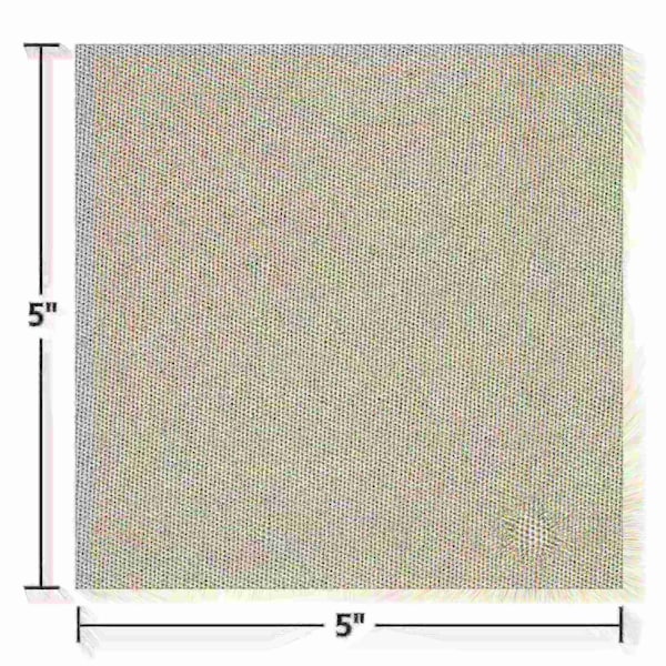 Hoffmaster 5" x 5" Linen-Like Natural Onyx Gray Beverage Napkins PK 1000 - 046020