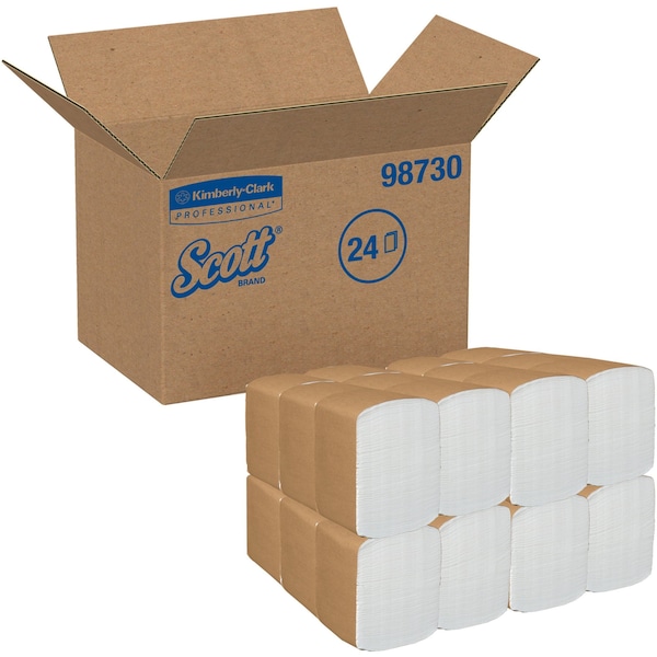 Kimberly-Clark Professional Paper DinNapk Dispos WHT 1/8Fold 2Ply 12x17 250 Npk/Pk 24/Cs - 98730
