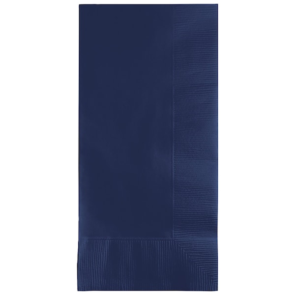 Touch Of Color 4" x 8" Navy Blue Dinner Napkins 600 PK - 671137B