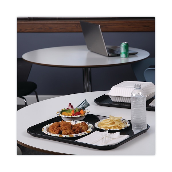 Boardwalk Deerfield Printed Paper Plates, 9" Dia, Coated/Soak Proof, PK1000 - BWKDEER9PLT