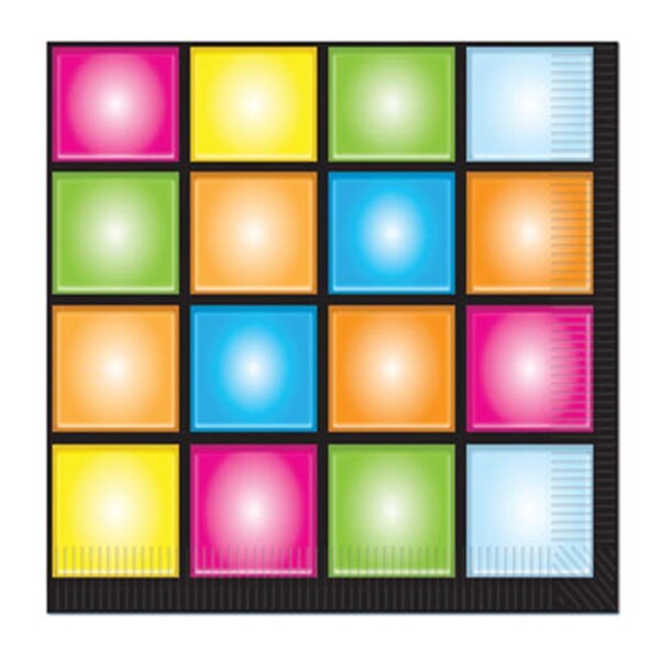 Goldengifts Disco Luncheon Napkins, 12PK - GO2483945