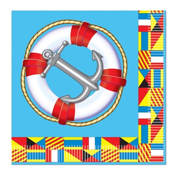 Goldengifts Nautical Luncheon Napkins, 12PK - GO192496