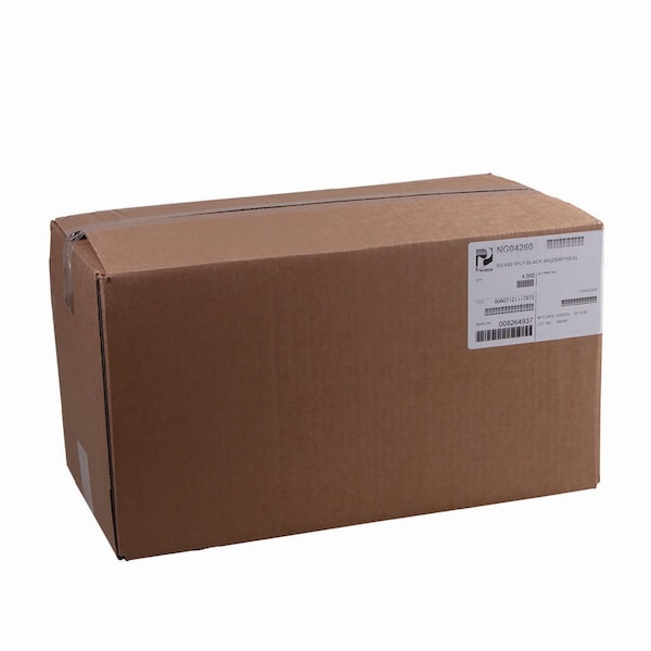 Paterson Beverage Napkins, 1-Ply, 9 x 9, Black, 4000PK - NG04260