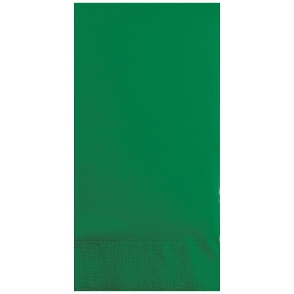 Touch Of Color Emerald Green Guest Towels, 4"x8", 192PK - 95112
