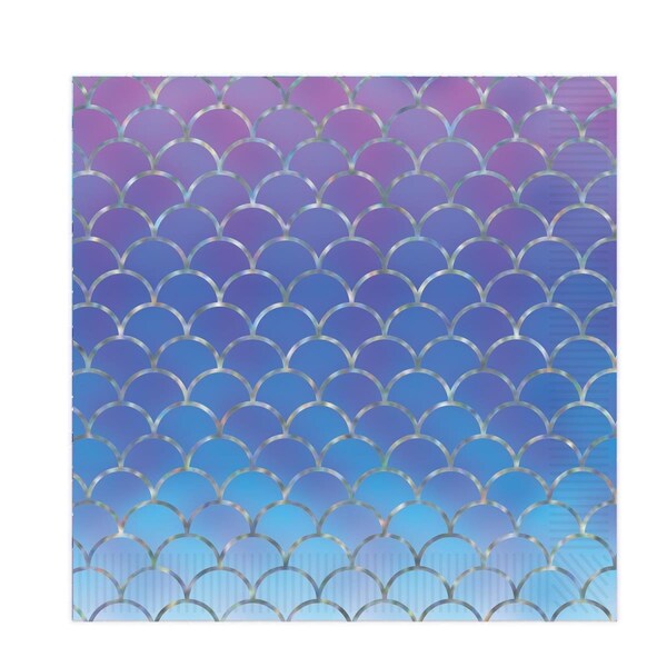 Goldengifts Mermaid Scales Luncheon Napkins - GO1692684
