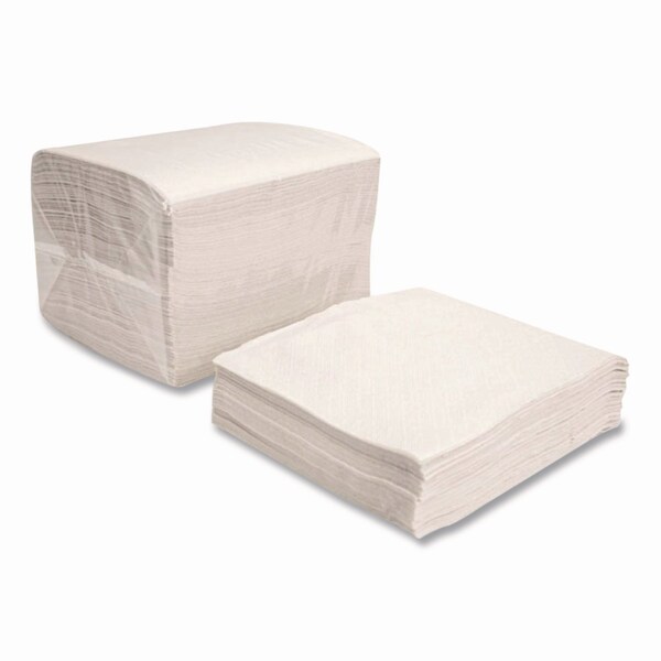 Boardwalk Dinner Napkins, 1-Ply, 16in x 16in, White, 3000PK - BWK1616NAPW