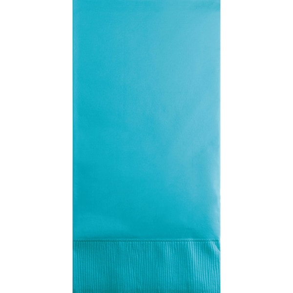 Touch Of Color Bermuda Blue Guest Towels, 4"x8", 192PK - 951039