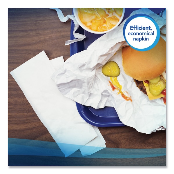 Scott Full Fold Dispenser Napkins, 1-Ply, 13 x 12, White, PK6000 - 98740