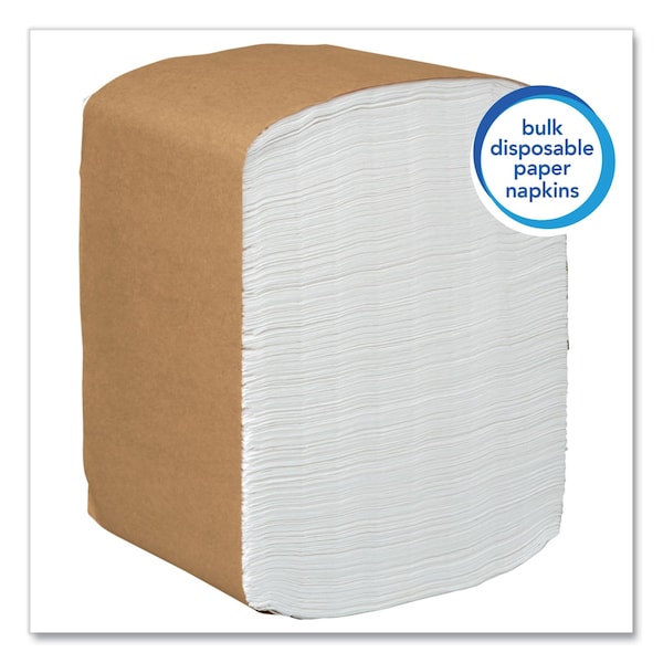 Scott Full Fold Dispenser Napkins, 1-Ply, 13 x 12, White, PK6000 - 98740