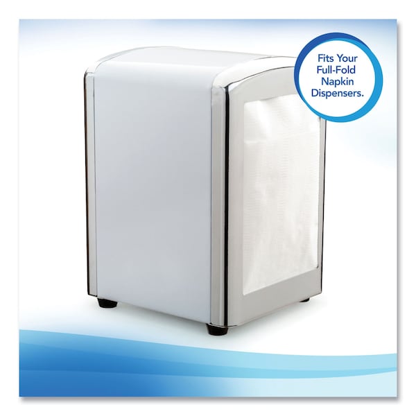 Scott Full Fold Dispenser Napkins, 1-Ply, 13 x 12, White, PK6000 - 98740