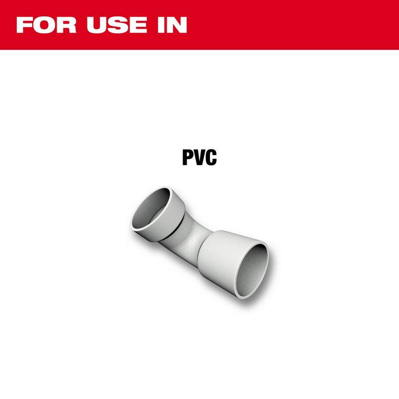 Milwaukee 4 pulgadas 12 TPI PVC Cutting HACKZALL Hojas de sierra recíproca (paquete de 5) - 49-00-5414