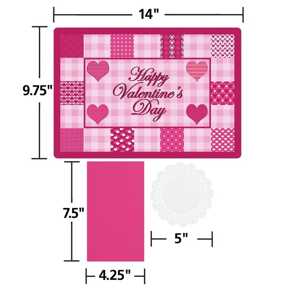 Hoffmaster Seasonal Placemat and Napkin Combo Packs 500 PK - 856781
