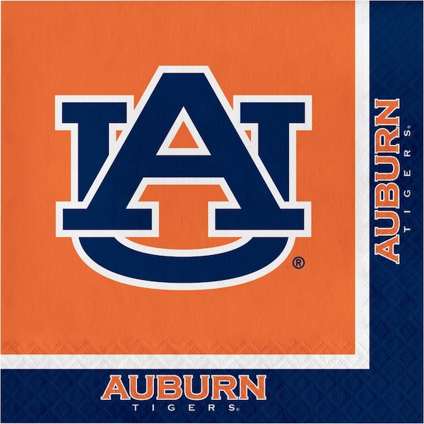 Ncaa 6.5" Auburn University Napkins PK240, 240PK - 664830