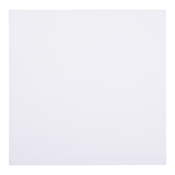 Linen-Like 14.5" x 14.5" Linen-Like Economy White Napkins Flat Pack 1000 PK - 125043