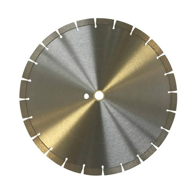Herramientas Diamantadas de 14 pulgadas para Concreto y Albañilería con Segmentos de Propósito General, Altura de Segmento de 12 mm, Arbor de 1 pulgada / 20 mm - GP14X