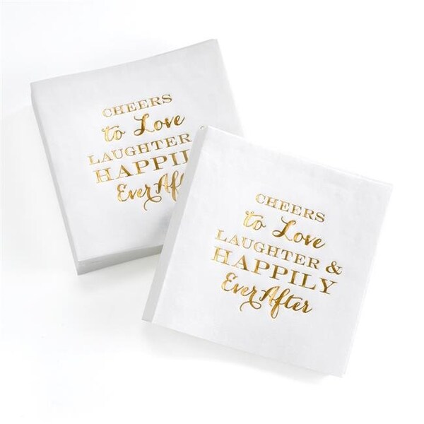 Hortense Hewitt Hortense B. Hewitt 41057 Cheers & Love Beverage Napkin - 41057